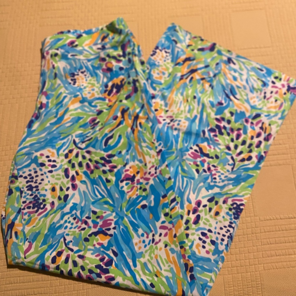 Lilly Pulitzer Middleton Palazzo Pants Medium EUC